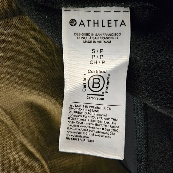 Athleta Unstoppable Jogger Pants Black SP Small Petite Pockets Casual Athleisure - Picture 5 of 10